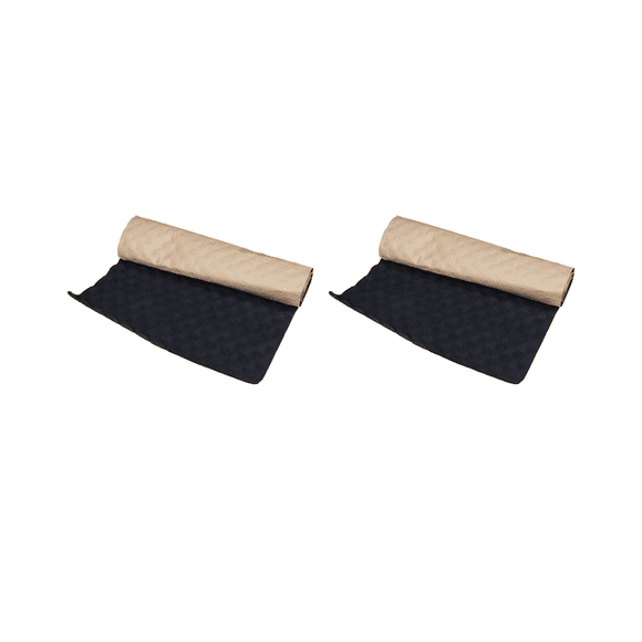 2 Pcs 100X50cm Tapis de Désodorisant pour Voiture Isolation Phonique Mousse Absorbante Subwoofer, 2 x Tapis de Désodorisant pour Voiture, Noir