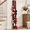 Red, variant on Black Foldable Christmas Stocking Holder Stand with 6 Metal Hooks for Holiday Decor