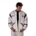 thumbnail image 7 of Unisex The Wild Collective  White Minnesota Vikings Oversized Retro Full-Zip Jacket, 7 of 7