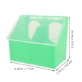 thumbnail image 2 of WRITWAA 3Ud Alimentador Para Jaula De Pájaros Pequeño Con Soporte Colgante Y Plástico Durable, 2 of 8