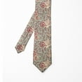 thumbnail image 2 of Necktie, Bohemian Dreamcatcher Crystals, 3.7", Maroon Seafoam Ivory, by Ambesonne, 2 of 4
