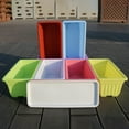 thumbnail image 7 of SPRING PARK 3Pcs Planting Pot Balcony Garden Rectangular Vegetable Flower Planter Resin Box, 7 of 7