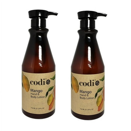 Codi Mango Hand & Body Lotion 25 fl oz (Pack of 2)
