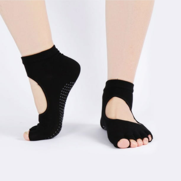 It's All Goods - Non-Slip Pilates Socks-Black - Walmart.com - Walmart.com