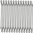 thumbnail image 5 of OUNONA 100 Pcs Stage Rope Anti-theft Wire Rope 17.00X0.60X0.20CM Black, 5 of 8