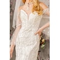 thumbnail image 2 of Women's GLS Gloria Off Shoulder Bell Sleeve Bridal Gown Gl3426 Ivory Size 2XL, 2 of 4