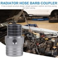 thumbnail image 3 of KAKOWELY Radiator Hose Barb Coupler with 1/8" NPT Port Useful Steam Tube Adapter,2.76X"X1.46"X1.46", 3 of 4