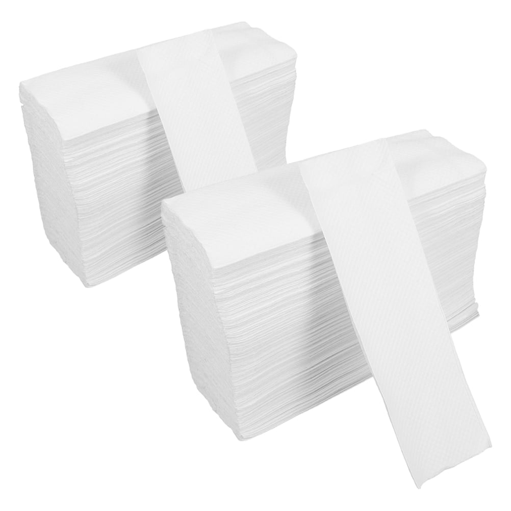 NICEXMAS 2Pack White Paper Towel for Hand Drying Surface Cleaning Use 11.4X8.9In
