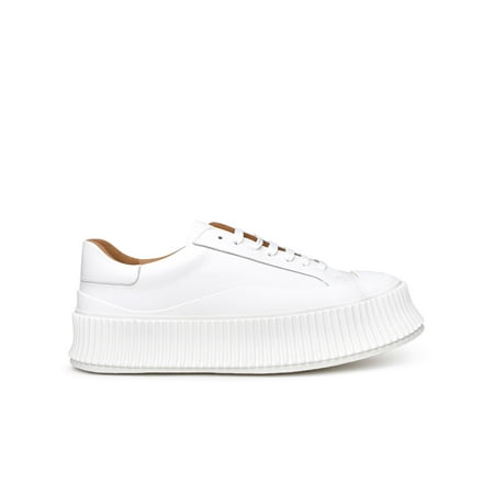 

JIL SANDER Man Sneaker In Pelle Bianca