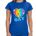 thumbnail image 2 of It's OK to Be Gay LGBTQ Rainbow Flag Shirt Lesbian Gay Pride Shirts for Women, 2 of 8