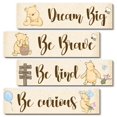 thumbnail image 1 of Decoración de Pared Winnie the Pooh 4 Piezas para Cuarto Infantil 30x8 cm, 1 of 6