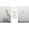 thumbnail image 4 of Sleek Socket Inverted Wall Outlet Concealer with 3ft. Extension Cord with Multiple Outlets, 4 of 6