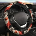 thumbnail image 4 of Uemuo Abstract Red Koi Fish Art Printed Car Elastic Steering Wheel Cover - Universal Car Accessory for Diverse Cars Anti-Slip, and Comfortable- 15", 4 of 8