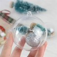 thumbnail image 4 of Venta al por mayor de bolas de plástico transparentes para manualidades, adornos decorativos colgantes, caja de bolas abierta para árbol de Navidad, regalos para fiestas de bodas, 4 of 5
