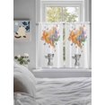 thumbnail image 3 of Cute Deer Bathroom Window Curtain, Modern Abstract Oil Painting Aesthetic Light Filtering Coffee Kitchen Curtains, Bedroom Living Room Curtains 2 Panel 84"x54", 3 of 6
