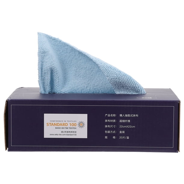 unbranded 20Ud Paños Multiusos Para Cocina Azul Limpieza Fácil Sin Ni Desgaste