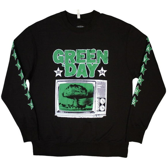 Green Day Adult TV Explosion Sweatshirt