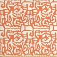 thumbnail image 1 of Tribal Fabric by the Yard, Grunge Effect Quirky Zigzags and Abstract Stripes with Curls Tribal Vibes, Upholstery Fabric for Dining Chairs Home Decor Accents, Burnt Sienna Ivory by Ambesonne, 1 of 4