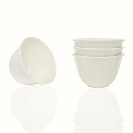 

Red Vanilla FQ900-410 18 oz Country Estate White Fruit Bowls - 5 in. - Set of 4
