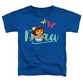 thumbnail image 2 of Popfunk Dora The Explorer With Butterflies Kids T Shirt (4) for Toddler Boys and Girls, Royal, 2 of 4