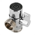 thumbnail image 5 of EECOO Bathroom Kitchen Basin Sink Faucet Splitter Diverter Valve To Hose Adapter M24, Sink Diverter Valve, 5 of 9