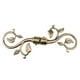 thumbnail image 4 of 1 par de remates decorativos Zulema para barra de cortina de 22mm Bronce Terminales de poste de cortina, 4 of 8