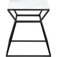 thumbnail image 3 of Adore Decor Audrey Tall Black Marble Side Table, 3 of 7