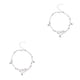 thumbnail image 2 of Qarigey Tobilleras para niñas Hermosa joyería única Adorno Accesorio de moda Pies Cadenas para la decoración del vestido Perla / 8 formas Perla/forma 8 Plata 2piezas, 2 of 6