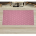 thumbnail image 1 of Fleur De Lis Decorative Rug, Shabby Form Style Damask Pattern with Vintage Geometric Diamond Lines, Quality Carpet for Bedroom Dorm and Living Room, 6 Sizes, Pastel Yellow, by Ambesonne, 1 of 1