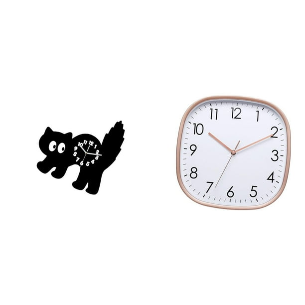 Reloj de pared,Reloj de pared decorativo para baño o dormitorio,Reloj de pared,Reloj de pared digital grande y sencillo para dormitorio,Reloj de pared para decoración de sala de estar