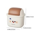 thumbnail image 3 of Oefntac Savings Trash Can Tidy Up Your Workspace with This Stylish Mini Trash Can for Student Storage and Home Office, 3 of 7