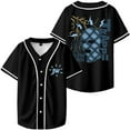 thumbnail image 2 of Jay Wheeler TRAPPii Album Merch Baseball Jersey Shirt V-Neck Women Men Short Sleeve Streetwear Clothes, 2 of 3