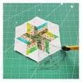 thumbnail image 2 of 120° Sewing Wedge Ruler Clear Reusable Sewing Template Ideal Gift for DIY Craft Lovers, 2 of 7