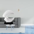 thumbnail image 2 of Estatua de ola, adorno de escritorio, figura abstracta de resina para dormitorio, sala de estar, hogar, gancho de pared plegable, organizador de ropa,, 2 of 8
