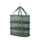 thumbnail image 3 of Red de secado colgante ligera con gancho de cremallera, cesta seca, rejilla para secar plantas Tres capas, 3 of 8