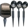 Super Bright Solar LED Landscape Lights With Solar Panel - Set of 3