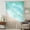 Turquoise, variant on Turquoise Waves Coastal Sheer Curtains 45 Inches Long for Bedroom, Seaside Summer Beach Ocean Light Filtering Privacy Drapes, Breathable Semi Sheer Short Window Treatment for Kitchen Cafe Bathroom