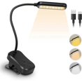 thumbnail image 1 of Clip On Reading Light, Book Light For Reading In Bed, Usb Rechargeable Reading Light With 16 Leds, 5 Brightness And 3 Color Modes For Readers And Kids, 1 of 3