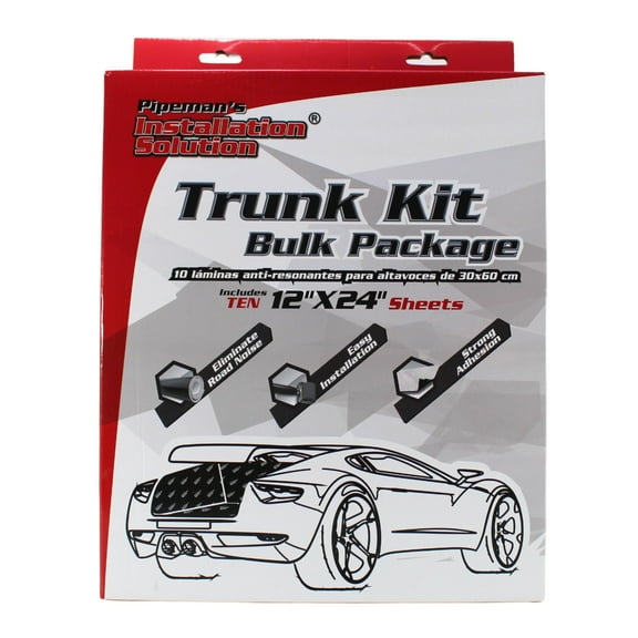 Audiopipe ISDT101224 Pipeman's Installsolution Sound Dampening Mat Trunk Kit - [10] 12" X 24" Sheets