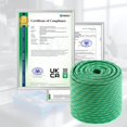 thumbnail image 2 of Arborist Rigging Rope Bull Rope, 1/2 Inch Outdoor 48 Strands Polyester Static Climbing Rope for Rappelling Tree Work Swing Rescue Safety Escape Hiking Camping Mountaineering Caving, 2 of 6