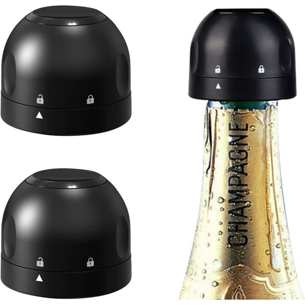 Reusable Silicone Sealed Bottle Champagne Stoppers 2 Mini Champagne