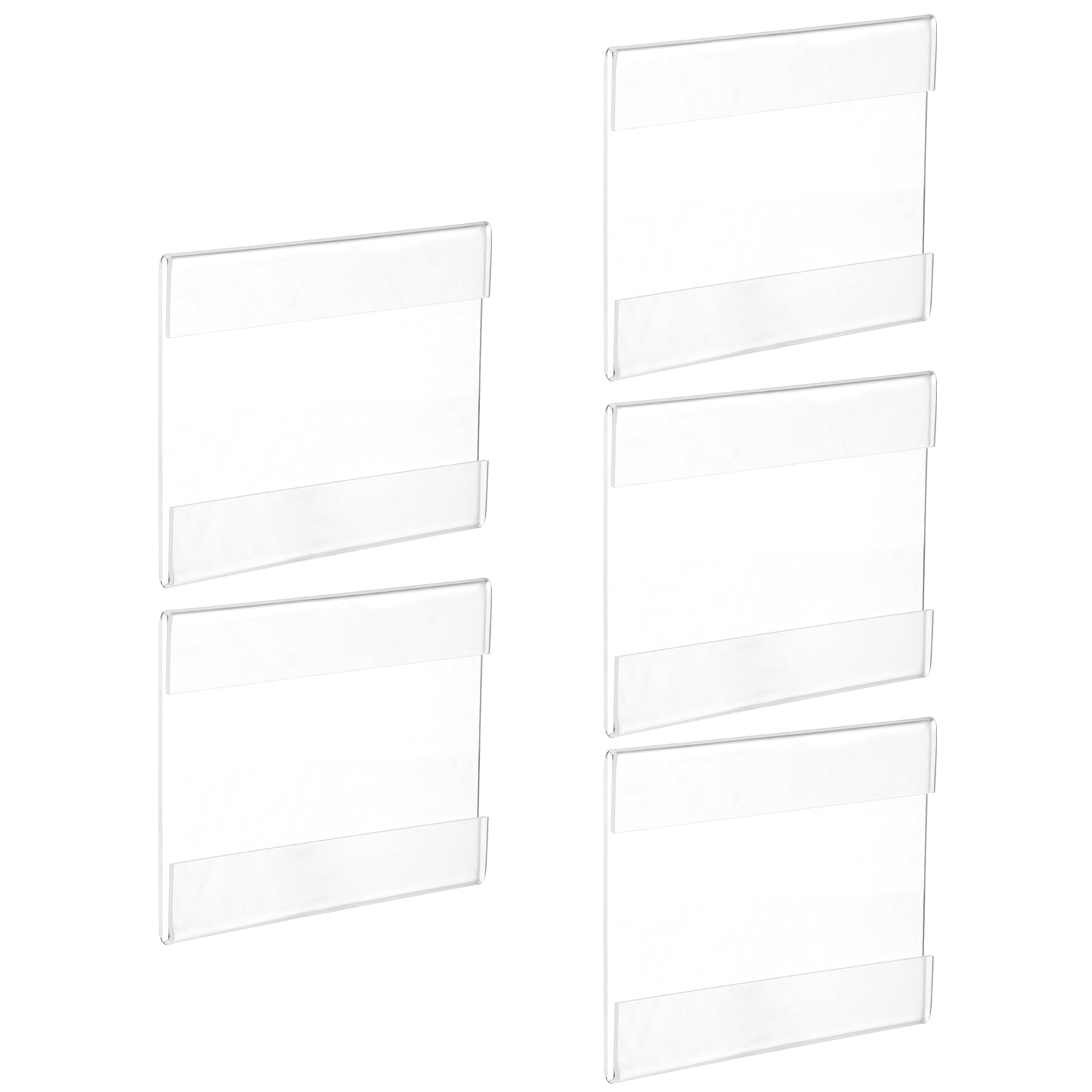5Pcs Acrylic Sign Holder Versatile Display Stand Desktop Menu Price