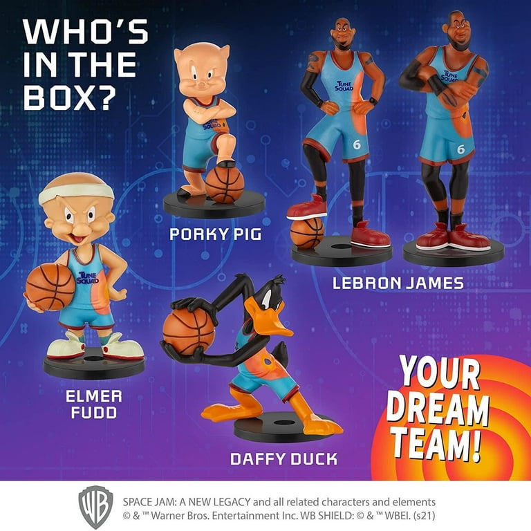 Space Jam Pencil Toppers 5pk Elmer Fudd Daffy Duck Porky Pig