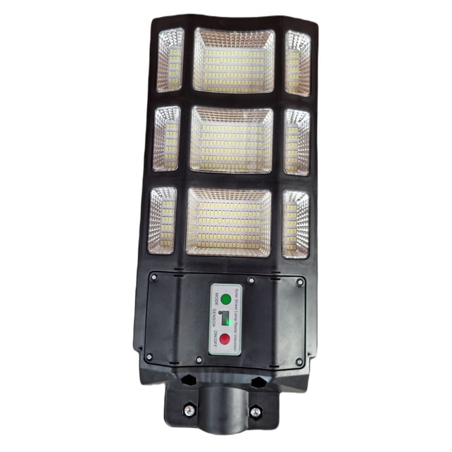 Foco Led Solar 600W Poste Exterior Focos Solares Potentes + Base