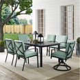 thumbnail image 2 of Crosley Kaplan 7 Piece Outdoor Dining Set in Mist, 2 of 20