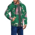 thumbnail image 3 of Zip Up Hoodies for Men - pink leopard Long Sleeve Comfrt Men'S Fashion Hoodies & Sweatshirts, Jackets for Men Hoodies Pullover Clothing Clothes with Pouch, 3 of 5