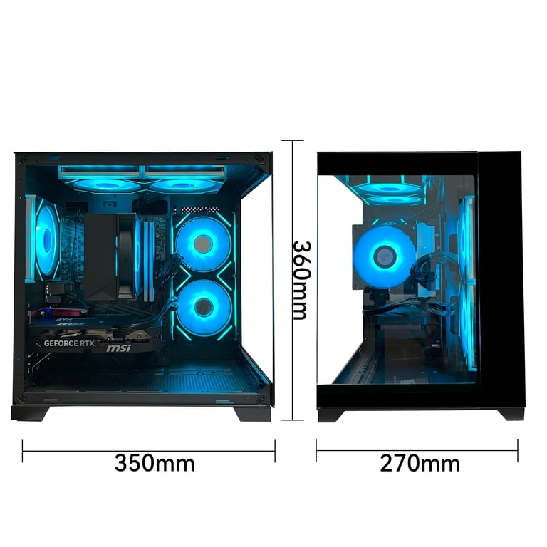 YAWYORE, Gaming PC Desktop, Ryzen 7 5700X, RTX 5060, 32GB RAM