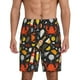 thumbnail image 1 of Balery Seafood And Drinks Pantalones cortos de pijama de punto de algodón para hombre con cinturilla y bolsillos-4X-Large, 1 of 6