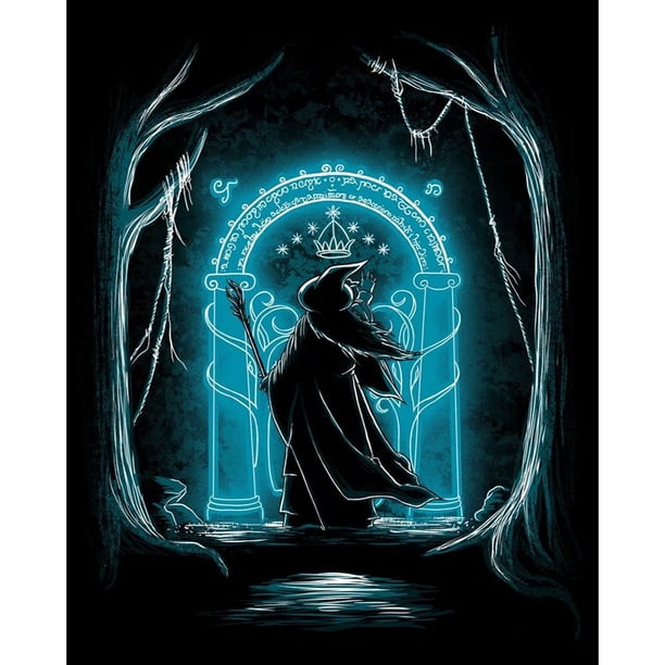 Cuadros Decorativos Puerta mágica de 11 quilates bordado con cuentas bricolaje punto de cruz completo hilo de algodón arte de pared JShteea Nuevos Originales