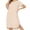 Yellow, variant on MEICHEN Women's Summer Sleep Dresses Women's Solid Short Sleeved Sleepwear Loungewear Womens Home Essentials Fashion Nightgowns
